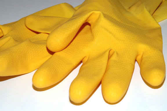5. Rubber gloves